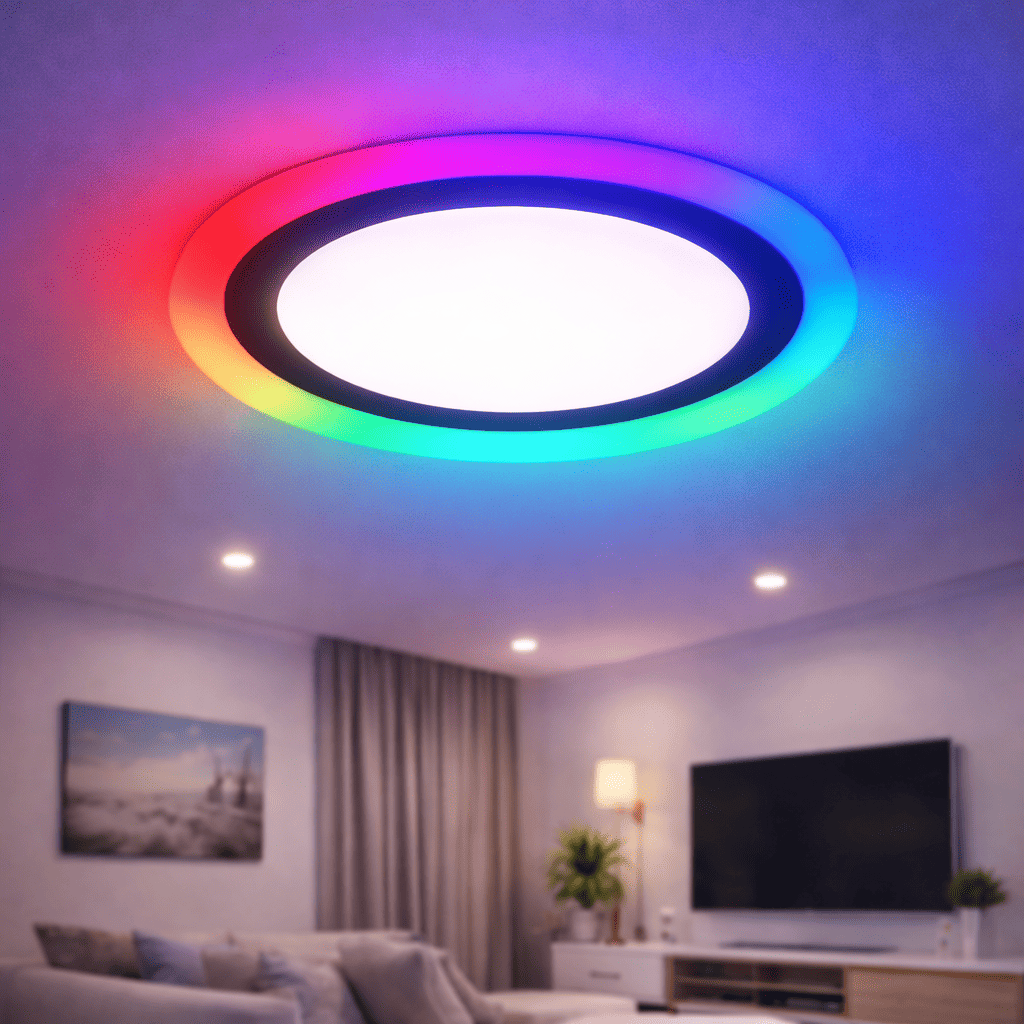Conceal Panel Light (Round Aluminium)
